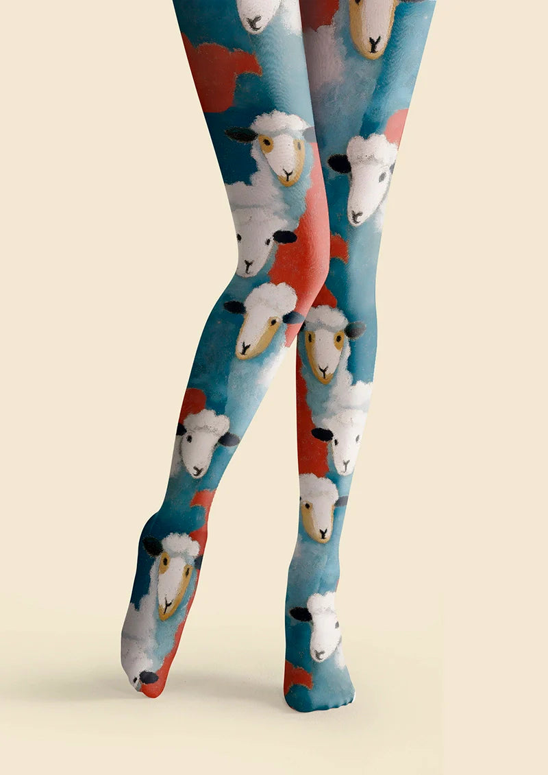 Viken Plan Sheep Surge Tights Hosiery Pantyhose