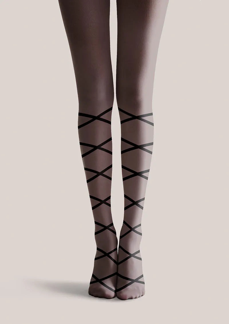 Viken Plan Cross Allure Tights Hosiery Pantyhose