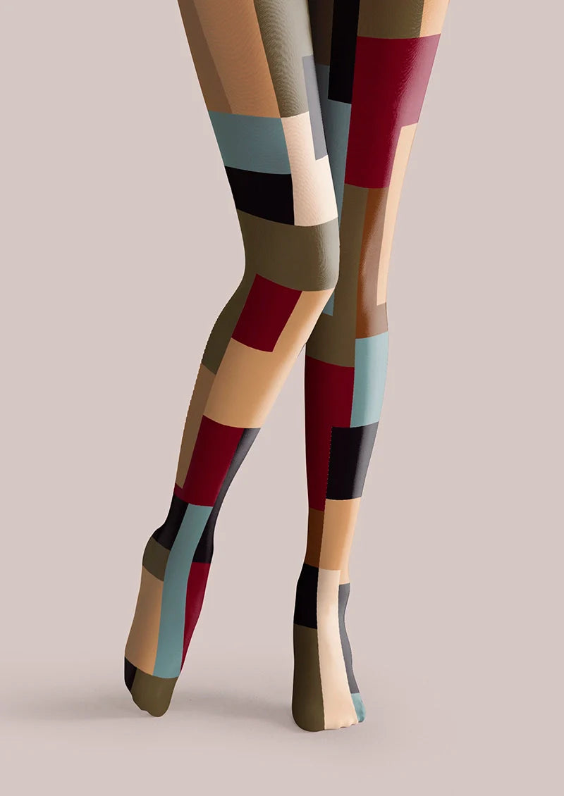 Viken Plan Dusted Palette Tights Hosiery Pantyhose