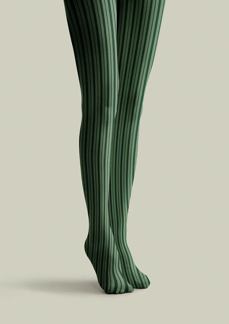 Viken Plan Geometric Art Forest Lines Tights Hosiery Pantyhose