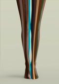 Viken Plan Dust Light Stripes Tights Hosiery Pantyhose