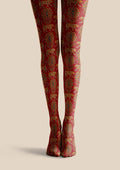 Viken Plan Baroque Gold Tights Hosiery Pantyhose