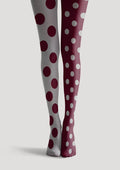 Viken Plan Dot Clash Tights Hosiery Pantyhose