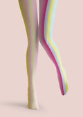 Viken Plan Rainbow Light stripes Tights Hosiery Pantyhose