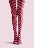 Viken Plan Pink Swirl Tights Hosiery Pantyhose
