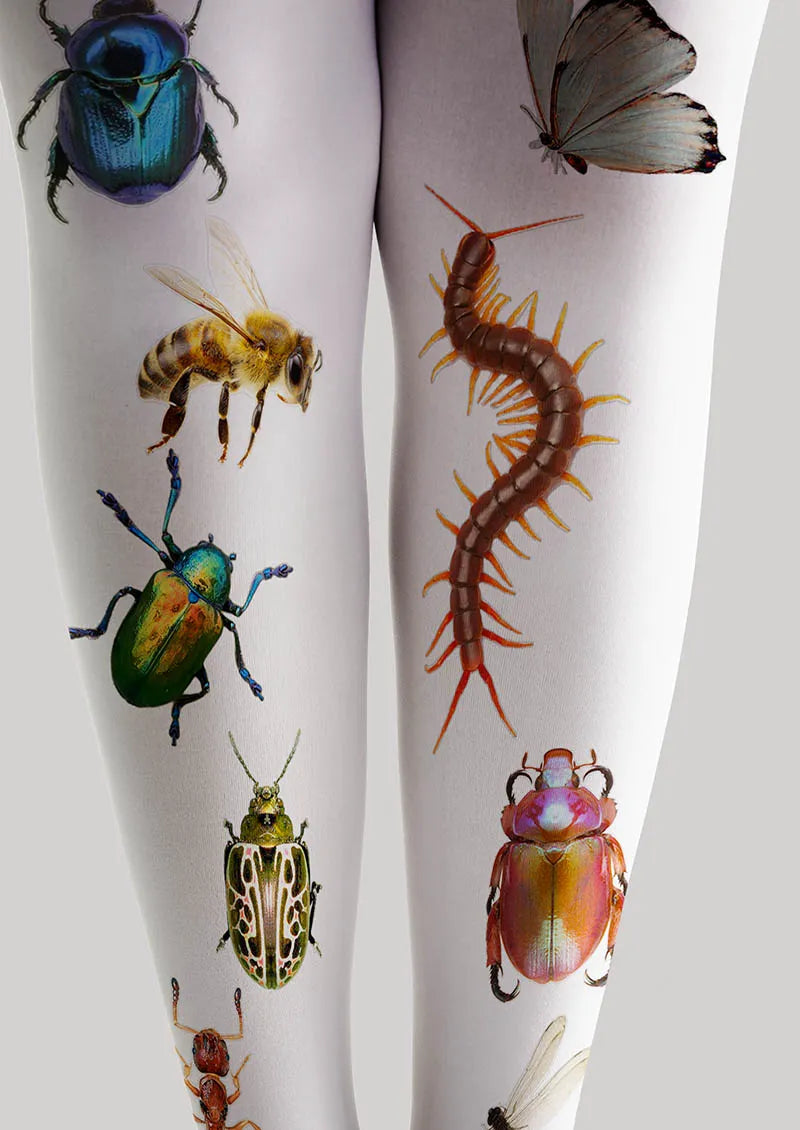 Viken Plan Cyber Insect Y2K Style Tights Hosiery Pantyhose