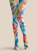 Viken Plan Color Structure Tights Hosiery Pantyhose
