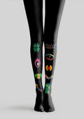 Viken Plan Fun Patterns Tights Hosiery Pantyhose