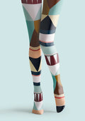 Viken Plan PopArt Print Boho Pantyhose/Tights [Edge Sequence]
