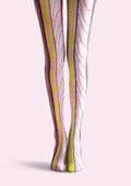 Viken Plan Neon Flow Lines Tights Hosiery Pantyhose