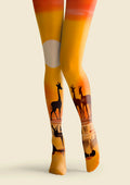 Viken Plan  Giraffes at Sunset Tights Hosiery Pantyhose