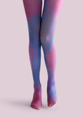 Viken Plan Holiday Print Tights Personality Pantyhose/Tights [Spiderweb Rainbow]