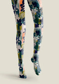 Viken Plan Diffused Petals Tights Hosiery Pantyhose