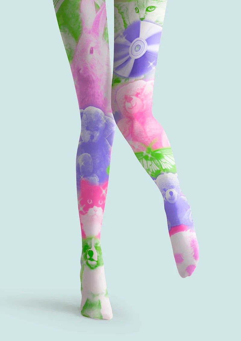 Viken Plan Y2K Totem Tights Hosiery Pantyhose