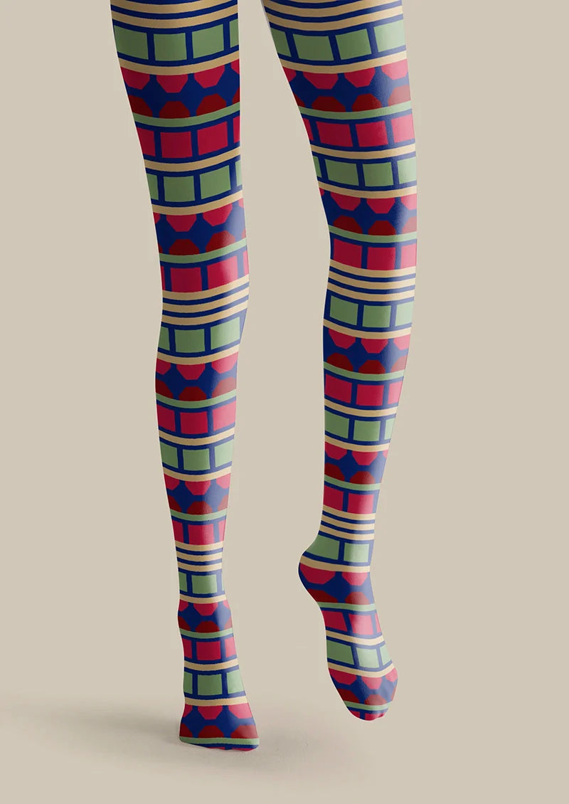 Viken Plan Layered Dreamscape Tights Hosiery Pantyhose