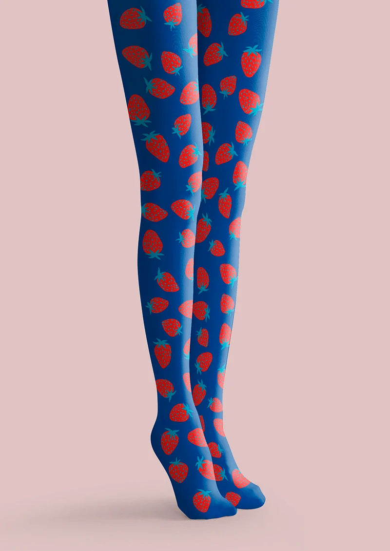 Viken Plan  Strawberry  polka dots Tights Hosiery Pantyhose