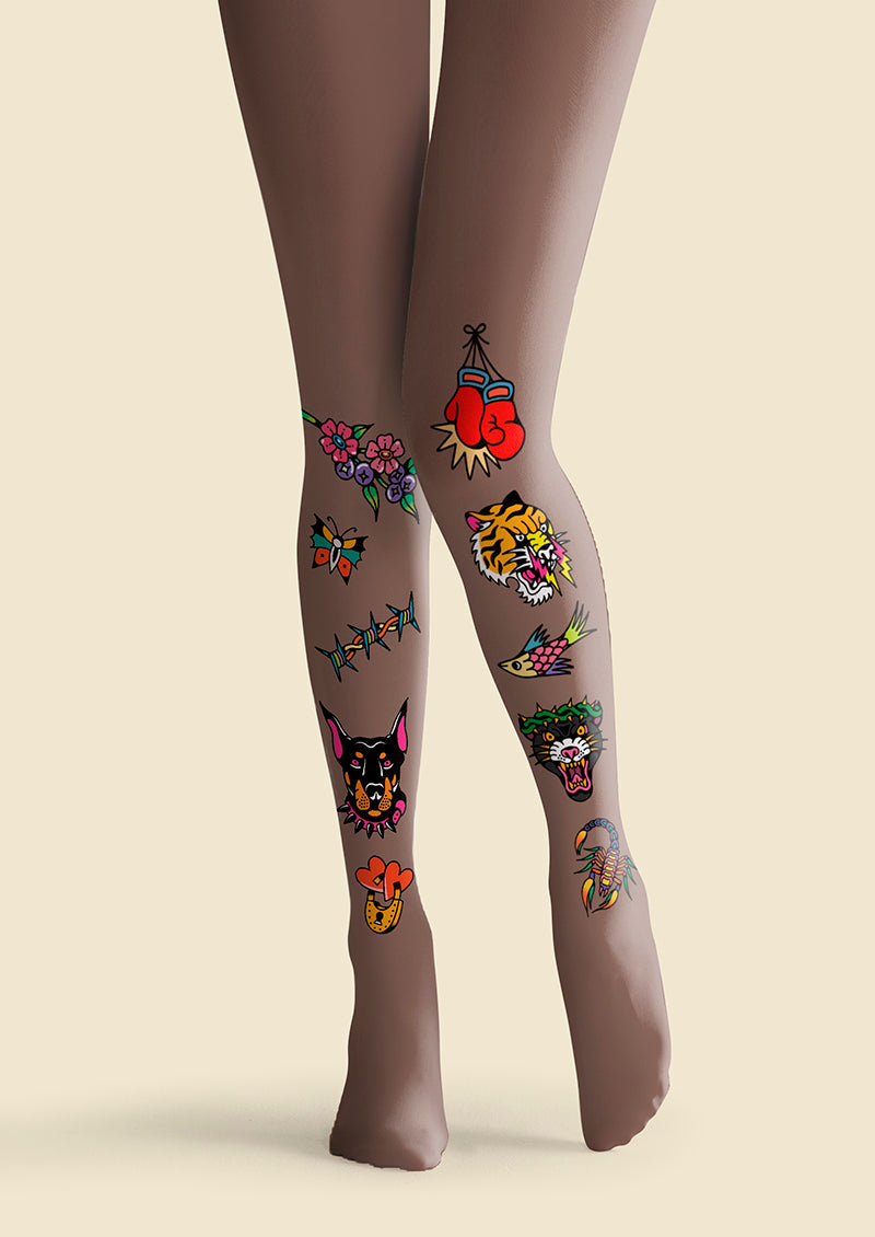Viken Plan Beast Theater Tights Hosiery Pantyhose