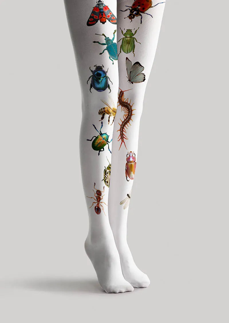 Viken Plan Cyber Insect Y2K Style Tights Hosiery Pantyhose