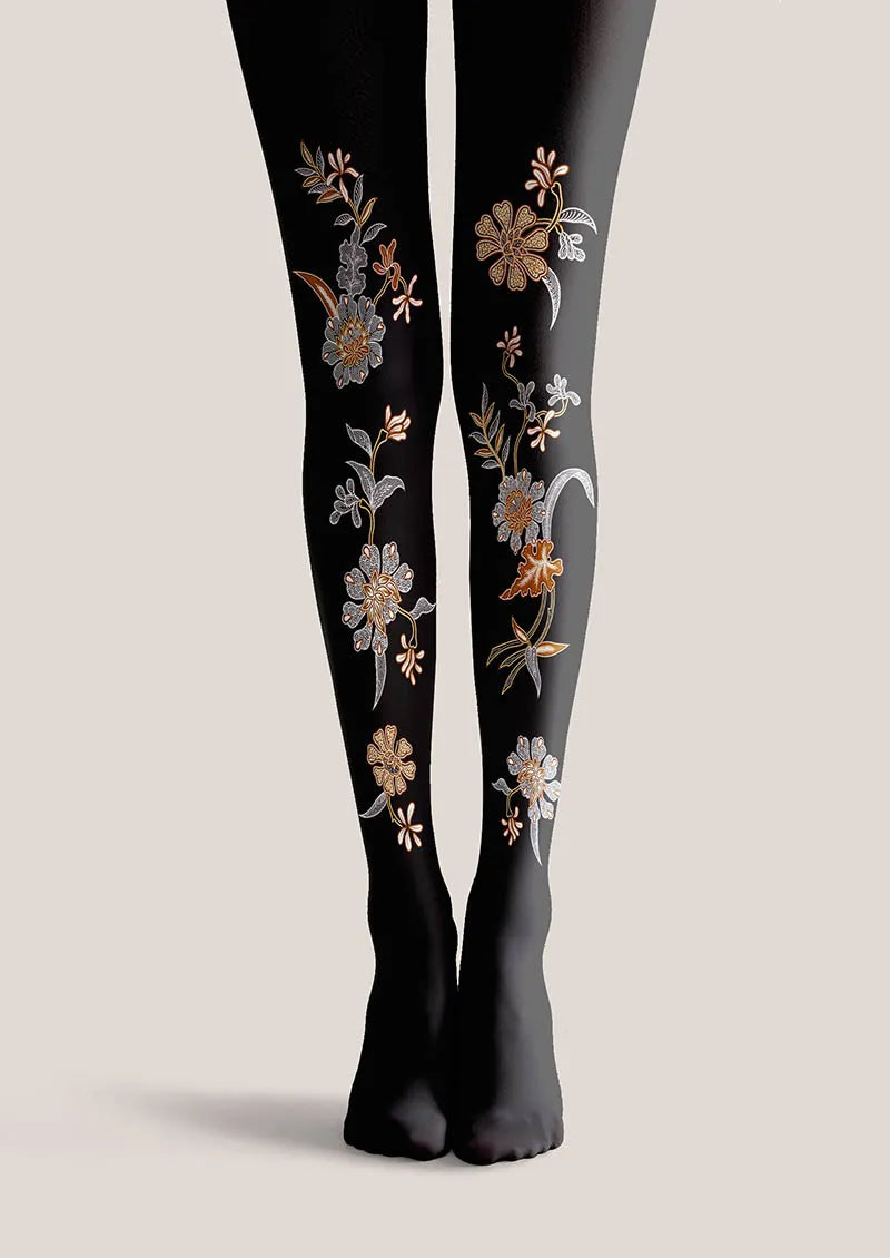 Viken Plan Black Eden Tights Hosiery Pantyhose