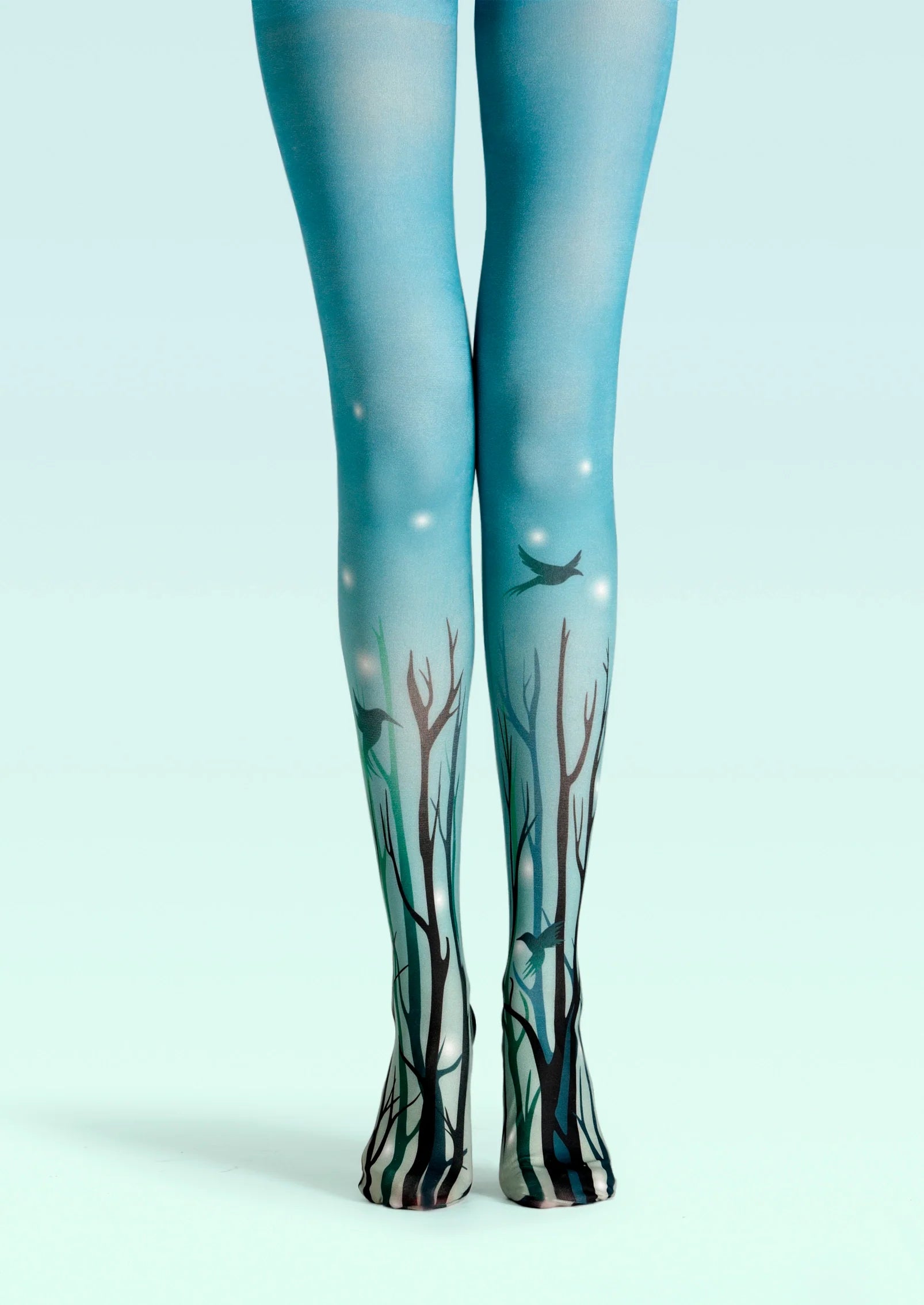 Viken Plan FireflyPrint Tights Hosiery Pantyhose