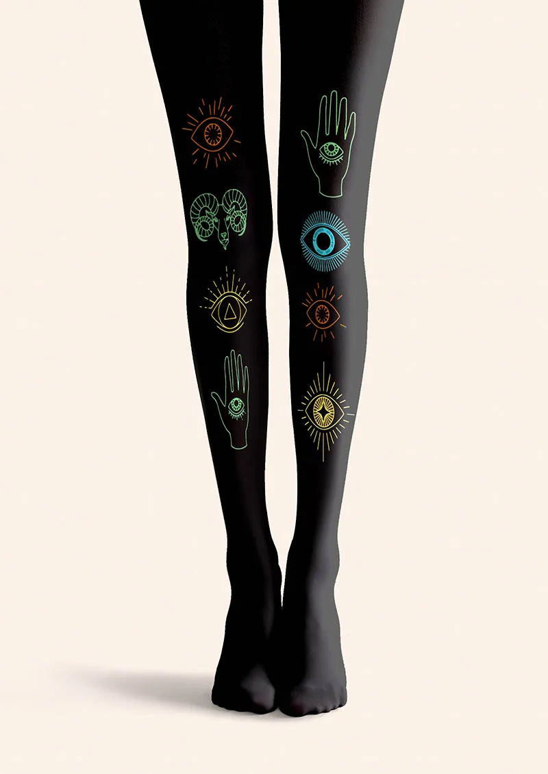 Viken Plan Bohemia Mystic Hand Tights Hosiery Pantyhose
