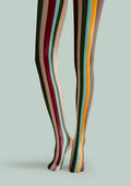 Viken Plan Retro Stripes Tights Hosiery Pantyhose