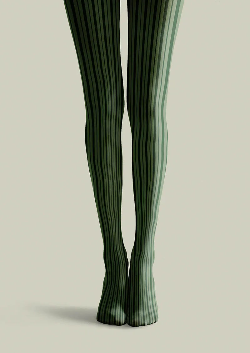 Viken Plan Geometric Art Forest Lines Tights Hosiery Pantyhose