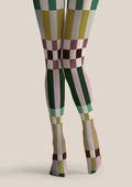Viken Plan Classic Tartan checked Tights Hosiery Pantyhose