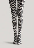 Viken Plan Floral pattern Feather Lines Tights Hosiery Pantyhose