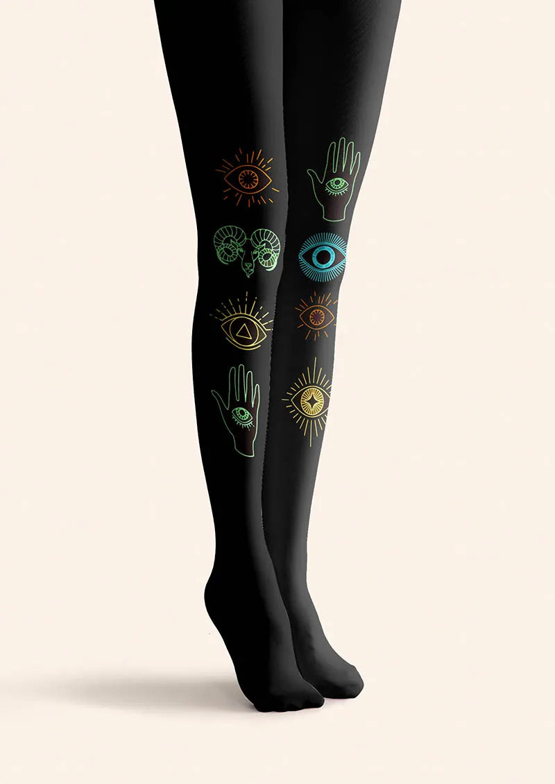 Viken Plan Bohemia Mystic Hand Tights Hosiery Pantyhose