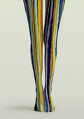 Viken Plan Dyed Stripes Tights Hosiery Pantyhose