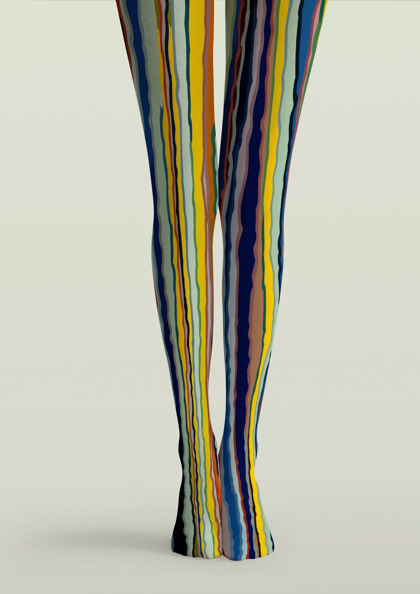 Viken Plan Dyed Stripes Tights Hosiery Pantyhose