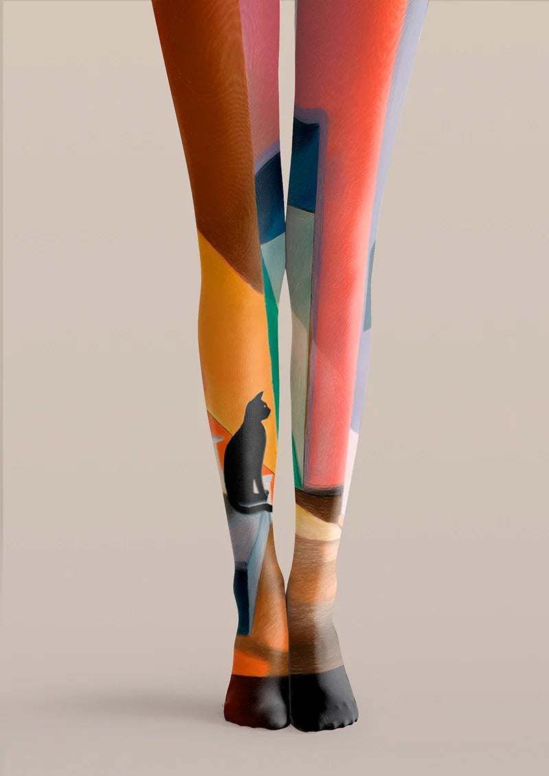 Viken Plan Phantom Cat Wonderland Tights Hosiery Pantyhose