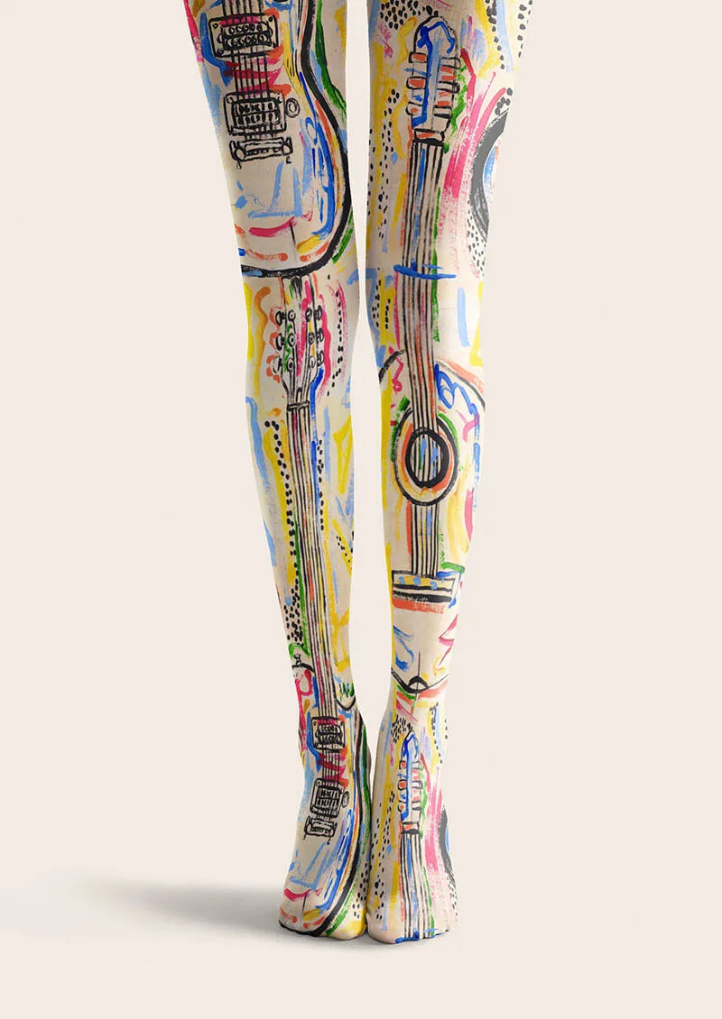 Viken Plan Musical elements Electro Circuit Tights Hosiery Pantyhose
