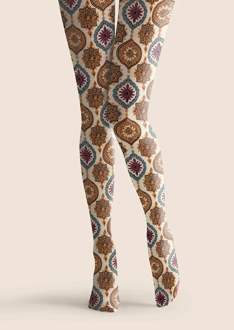 Viken Plan Ephemeral Florals Tights Hosiery Pantyhose