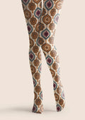 Viken Plan Ephemeral Florals Tights Hosiery Pantyhose