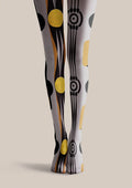 Viken Plan Musical elements Beat Dots Tights Hosiery Pantyhose