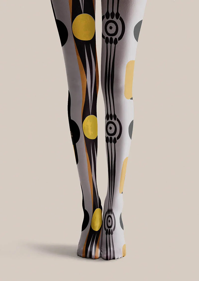Viken Plan Musical elements Beat Dots Tights Hosiery Pantyhose
