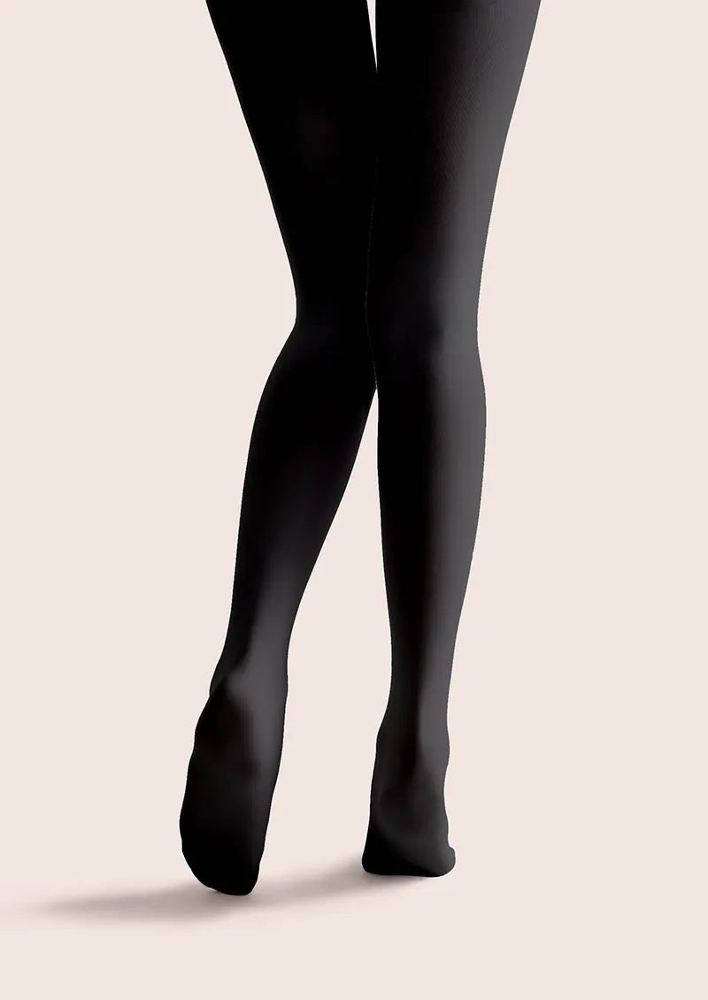 Viken Plan Black-Red Split Stripes Tights Hosiery Pantyhose