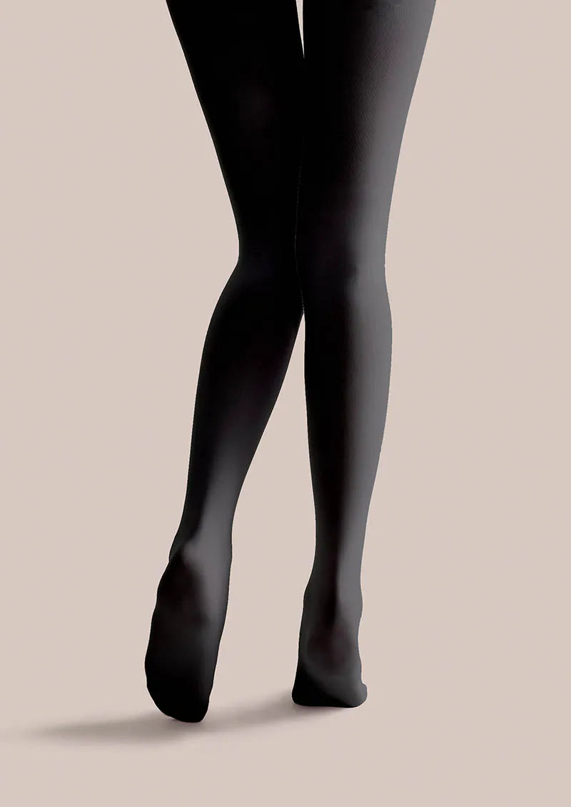 Viken Plan Midnight Garden Floral Tights Hosiery Pantyhose