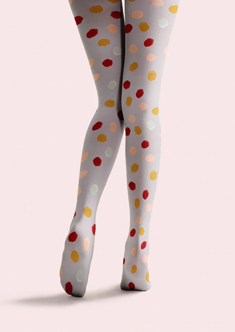 Viken Plan Soft Polka Tights Hosiery Pantyhose