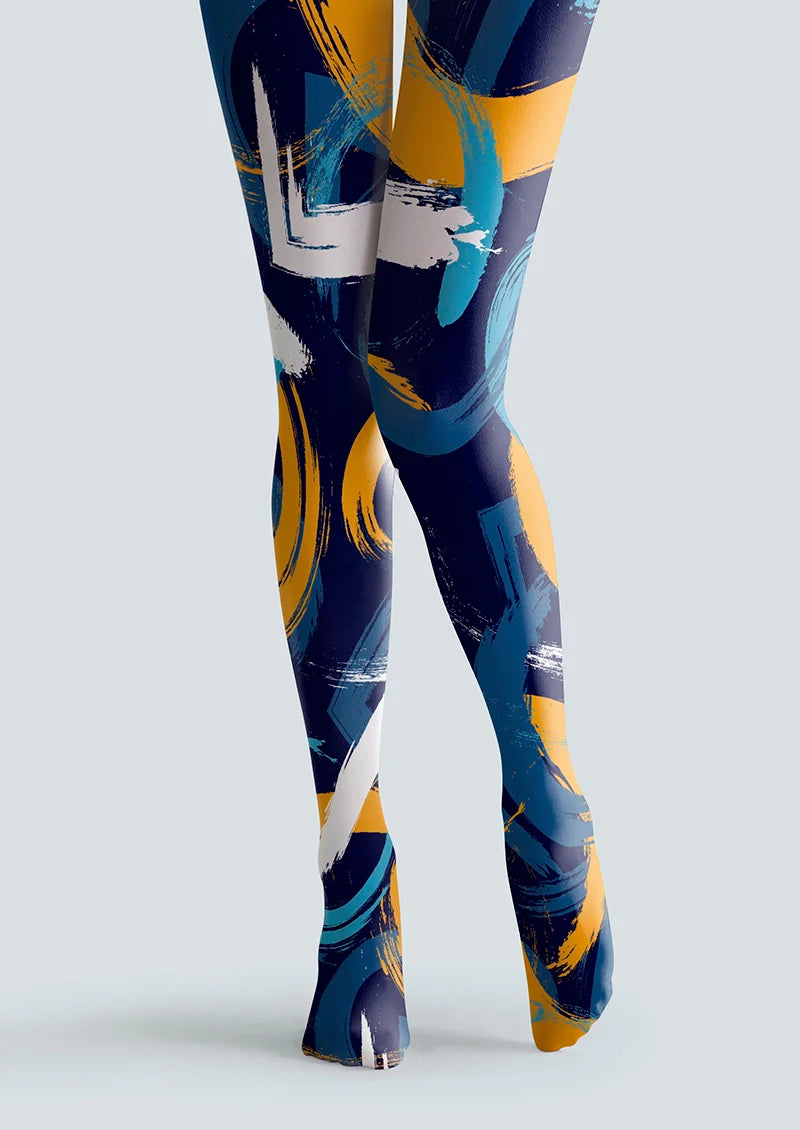 Viken Plan Rhapsody Canvas Tights Hosiery Pantyhose