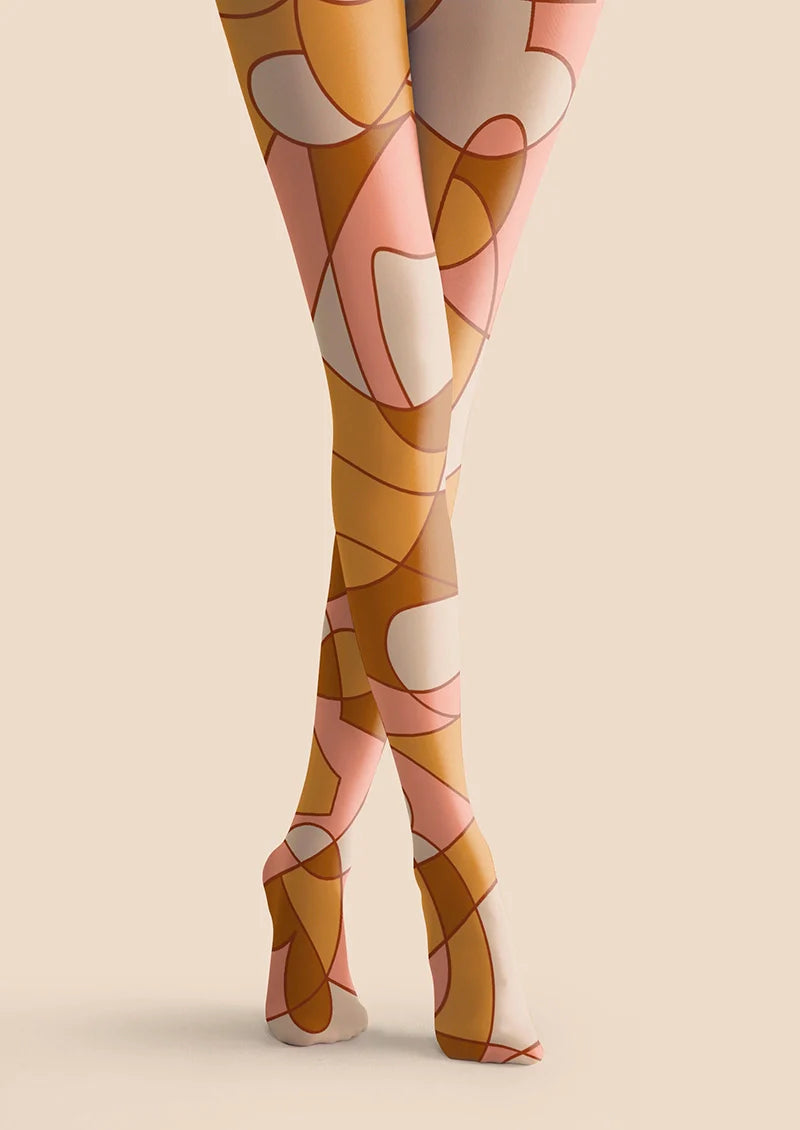 Viken Plan Elegant Refactoring Checked Tights Hosiery Pantyhose