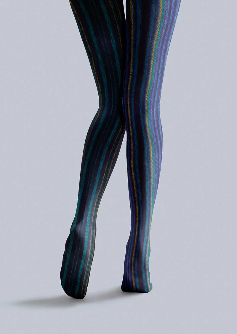 Viken Plan Geometric Art Visual Order Tights Hosiery Pantyhose