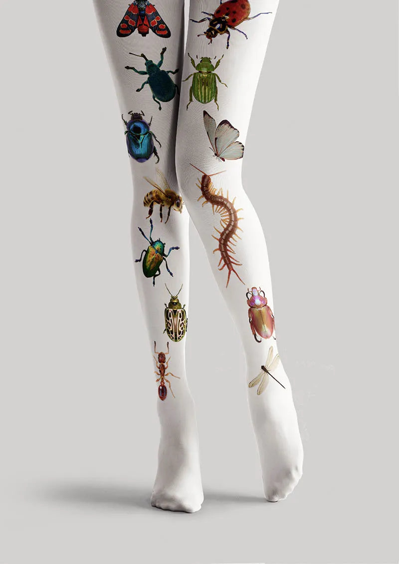 Viken Plan Cyber Insect Y2K Style Tights Hosiery Pantyhose
