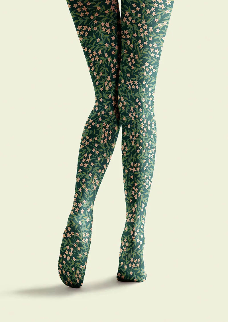 Viken Plan Meadow Bloom Tights Hosiery Pantyhose