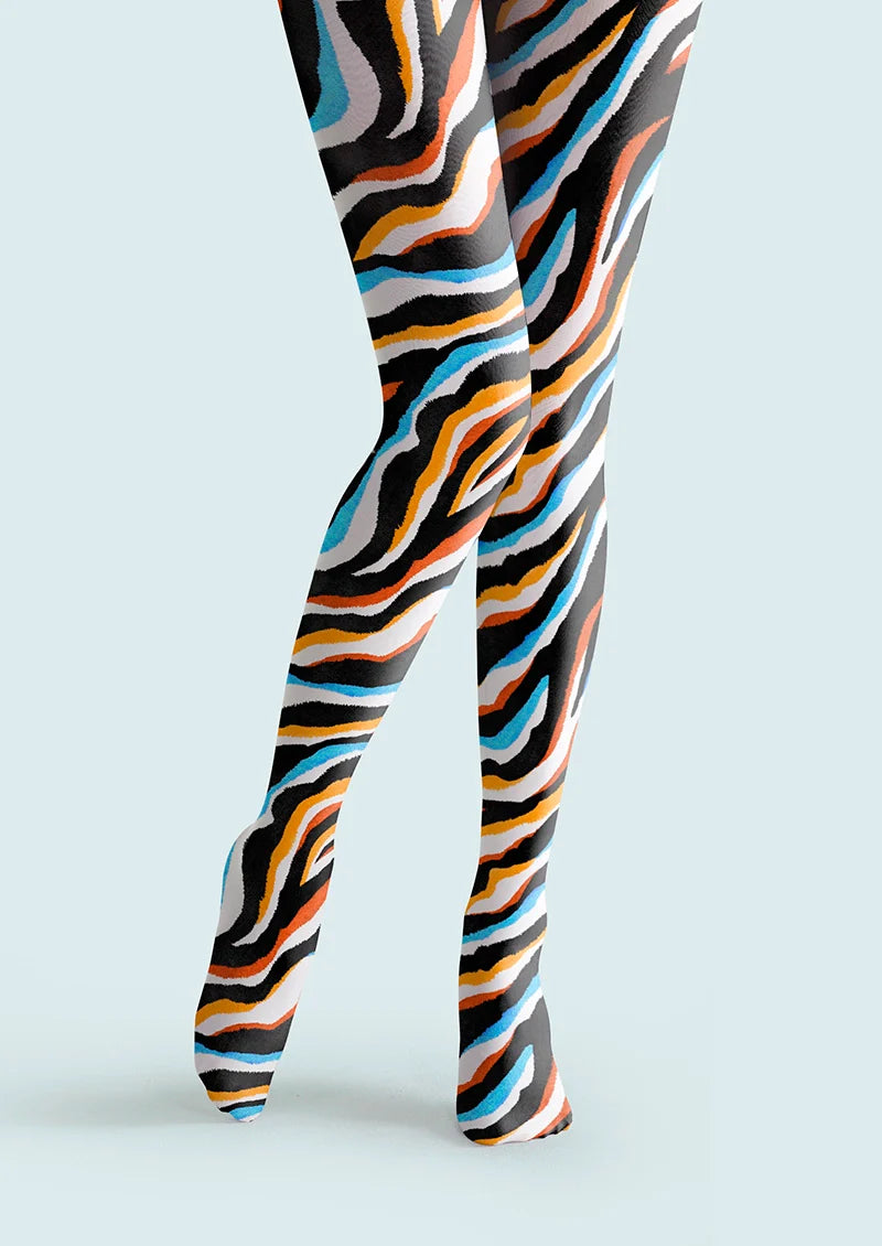 Viken Plan Color Spots Tights Hosiery Pantyhose