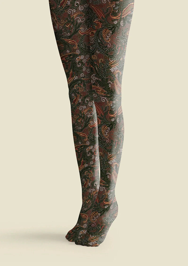 Viken Plan Classical Volute Tights Hosiery Pantyhose