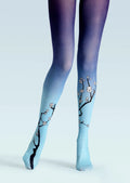 Viken Plan Ethnic Art Print Tights Personality Pantyhose/Tights [Winter plum blossoms]