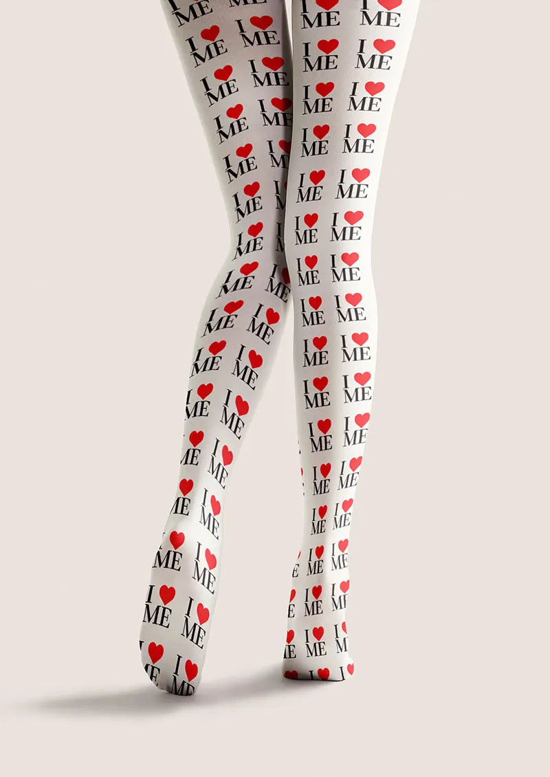 Viken Plan Valentine's Day Say Love Tights Hosiery Pantyhose
